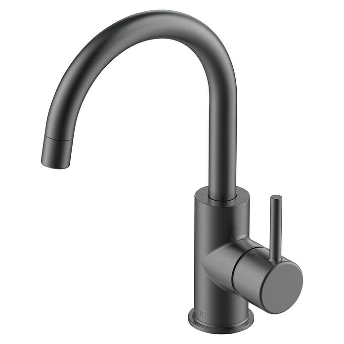 Lenz Armatura za umivalnik Moana  (Višina: 24,5 cm, Dolžina izliva: 171 mm, Grafit, Mat) | 3554 - Waschtischarmatur Marke | DAFA - Armaturen Marke | DAF - Armaturen Brausen | DA - Badausstattung/Bäderwelt | D - Sanitär | BAUHAUS