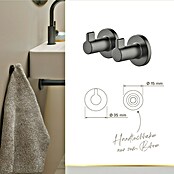 Lenz Toilet-combi-borstelgarnituur Sivo (4 -delig, Grafiet) | BAUHAUS