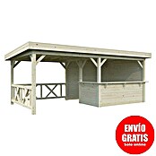 Palmako Pérgola Lenna Set 310 (L x An: 628 x 340 cm, Madera, Natural) | BAUHAUS
