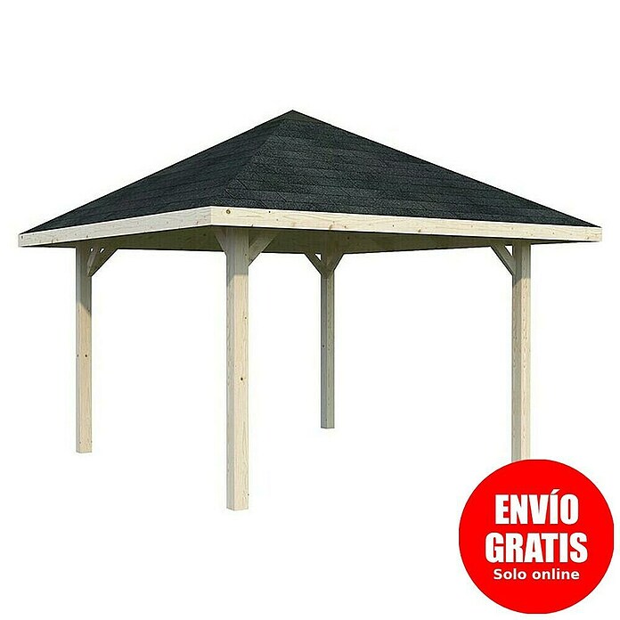 Palmako Pérgola Bianca S (L x An: 384 x 384 cm, Madera, Natural) | BAUHAUS