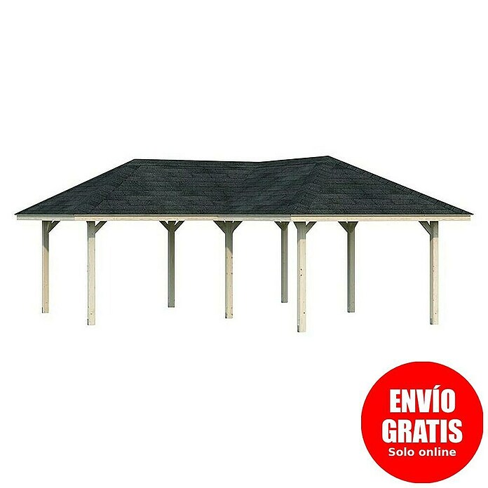 Palmako Pérgola Bianca L (L x An: 672 x 672 cm, Madera, Natural) | BAUHAUS