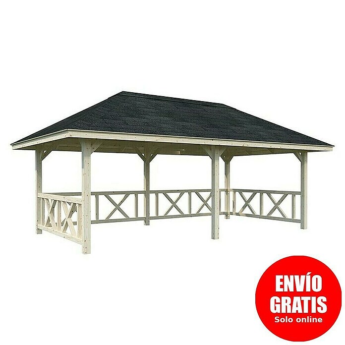 Palmako Pérgola Bianca Set 107 (L x An: 672 x 384 cm, Madera, Natural) | BAUHAUS