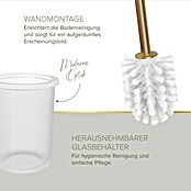 Lenz WC-Kombi-Bürstengarnitur Juna (4 -tlg., Gold) | BAUHAUS