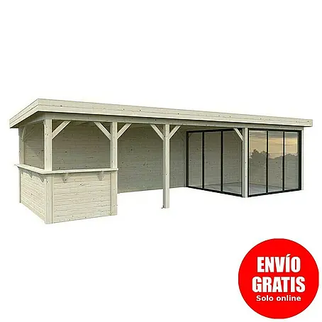 Palmako  Caseta de jardín Lenna Set 715 Slide Plus