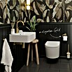 Lenz WC-Kombi-Bürstengarnitur Juna (4 -tlg., Schwarz) | BAUHAUS