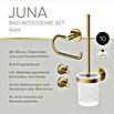 Lenz WC-Kombi-Bürstengarnitur Juna (4 -tlg., Schwarz) | BAUHAUS