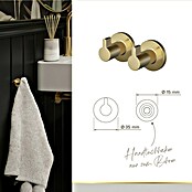 Lenz Toilet-combi-borstelgarnituur Juna (4 -delig, Goud) | BAUHAUS