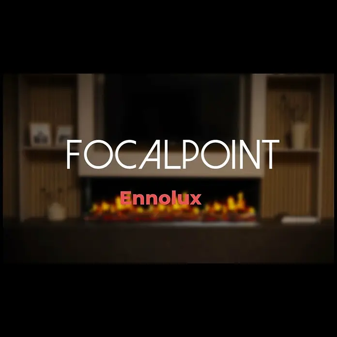 Focalpoint Chimenea eléctrica Ennolux LCD 59 - Negro, 1.400 W, L x An x Al: 21,9 x 152,5 x 53 cm - Chimenea elctrica ENNOLUX 59" de FOCAL POINT