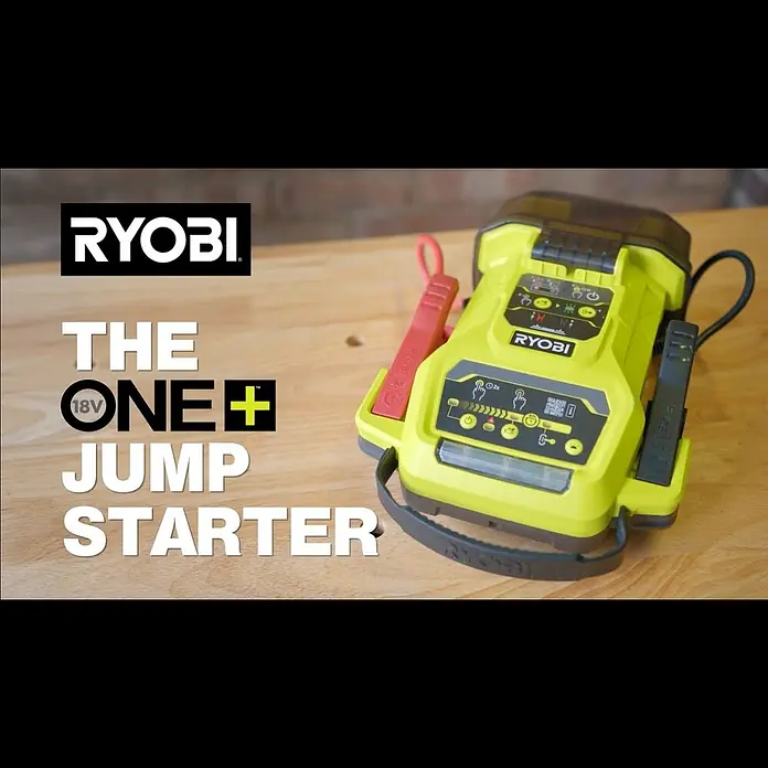 Ryobi ONE+ Starthilfegerät RJSC18-0 - Ohne Akku, Ladestrom: 30 A - RYOBI 18V ONE+ Jump Starter | Always Ready to Go