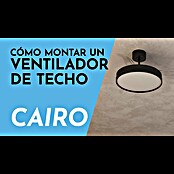 Arte confort Ventilador de techo Cairo (Blanco, 112 cm, 35,8 W, Blanco cálido) | BAUHAUS