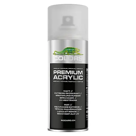 Colors  Farbspray Premium Acrylic Sprühfarbe 400ml Klarlack Matt