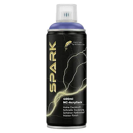Spark  Farbspray Sprühfarbe 400ml Matte Farbe Veilchenlila
