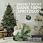 ArtiTree Künstlicher Weihnachtsbaum Nordmanntanne LED (Höhe: 210 cm, Grün, Standfuß) | BAUHAUS