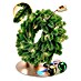 ArtiTree Adventskranz Spritzguss LED 