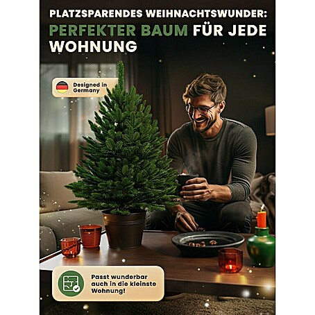 ArtiTree Knstlicher Weihnachtsbaum Nordfichte im Topf - Hhe: 40 cm, Grn  online kaufen bei BAUHAUS