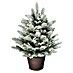 ArtiTree Künstlicher Weihnachtsbaum mit Schnee im Topf 