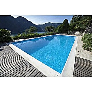 Steinbach Bausatz-Pool Classic Top (L x B x H: 700 x 350 x 145 cm, 32 000 l, Ecktreppe Links)