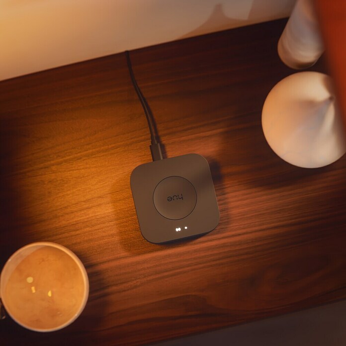 Philips Hue Steuerzentrale Hue Bridge Pro (Schwarz, L x B x H: 9,2 x 9,2 x 2,6 cm) | BAUHAUS