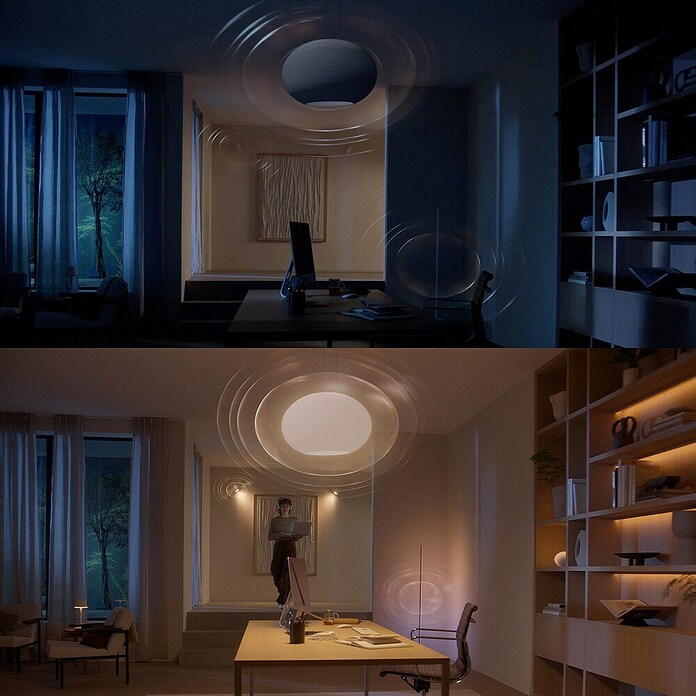Philips Hue Steuerzentrale Hue Bridge Pro (Schwarz, L x B x H: 9,2 x 9,2 x 2,6 cm) | BAUHAUS
