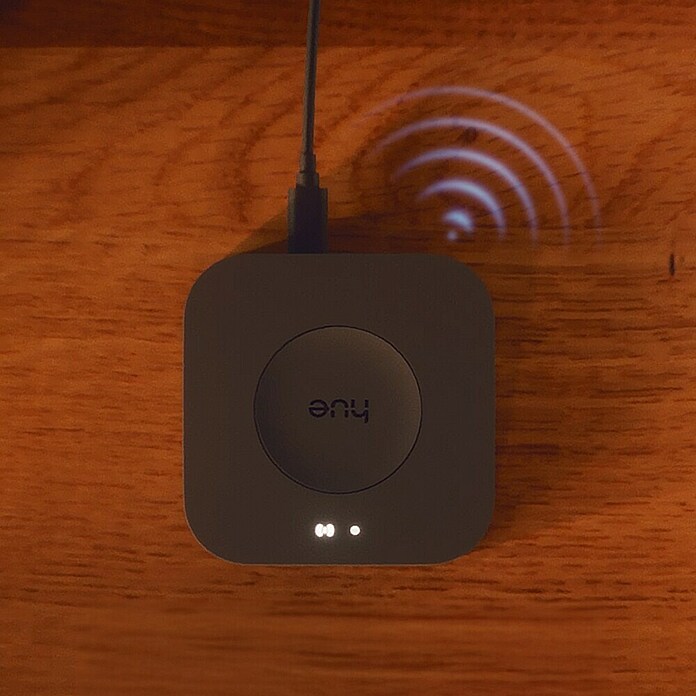 Philips Hue Steuerzentrale Hue Bridge Pro (Schwarz, L x B x H: 9,2 x 9,2 x 2,6 cm) | BAUHAUS