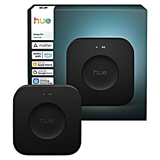 Philips Hue Centrale besturingseenheid Bridge Pro (Zwart, l x b x h: 9,2 x 9,2 x 2,6 cm)
