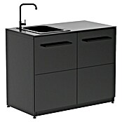 Cozze Elements Modul za letno kuhinjo s koritom  (Črna, Š x G x V: 110 x 60 x 88,5 cm, Jeklo) | 8336 - Grillküchen | ICGA - Grillgeräte | ICG - Grillgeräte / Grillzubehör | IC - Freizeit im Garten | I - Stadtgarten | BAUHAUS