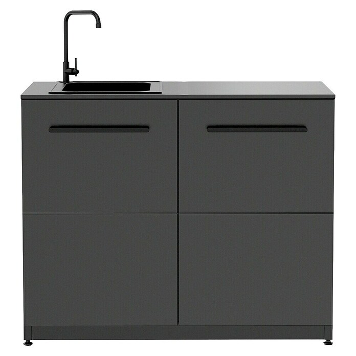 Cozze Elements Modul za letno kuhinjo s koritom  (Črna, Š x G x V: 110 x 60 x 88,5 cm, Jeklo) | 8336 - Grillküchen | ICGA - Grillgeräte | ICG - Grillgeräte / Grillzubehör | IC - Freizeit im Garten | I - Stadtgarten | BAUHAUS