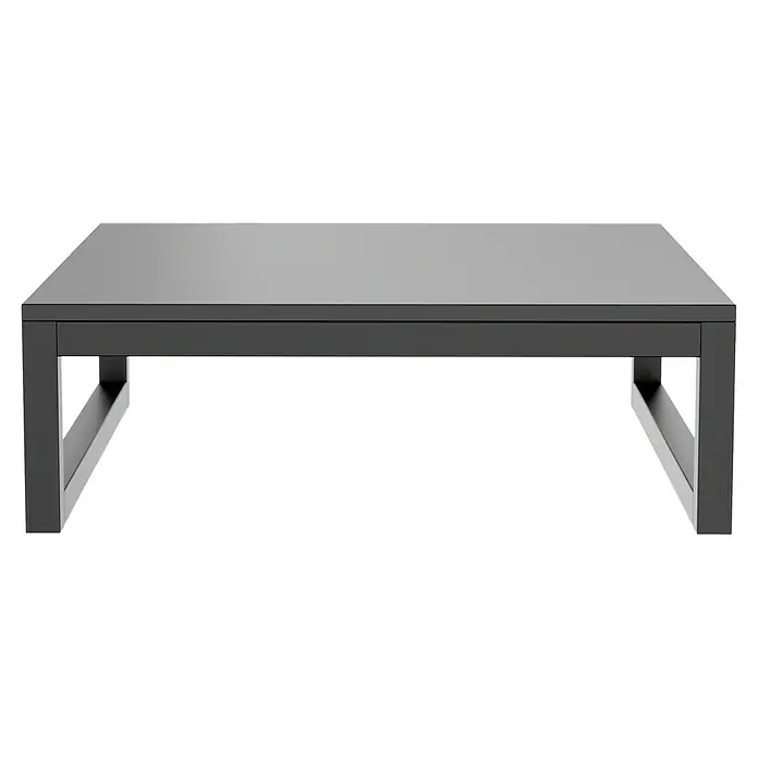 Cozze Grilltisch - B x T x H: 60 x 60 x 20 cm, Stahl, Passend für: Pizzaöfen & Tischgrills - Hier ist ein grauer Couchtisch mit Ablageflächen, der sich ideal für Wohnzimmer eignet und viel Stauraum bietet.