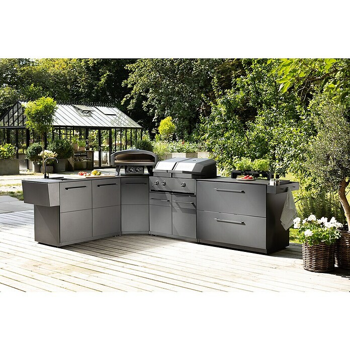 Cozze Pizzaofen Black Edition (Grillfläche (B x T): 60 x 60 cm) | BAUHAUS
