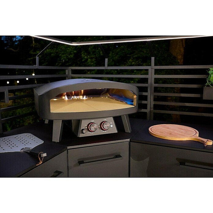 Cozze Pizzaofen Black Edition (Grillfläche (B x T): 60 x 60 cm) | BAUHAUS