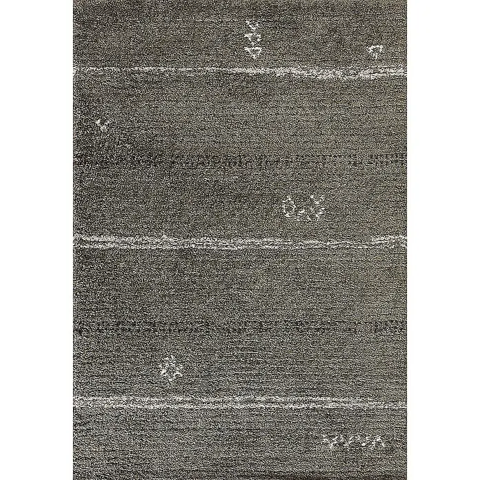 Dekoria Flachgewebeteppich - grün, 230 x 160 cm - Grauer Teppich mit hellen Streifen und kleinen Mustern, der eine moderne und stilvolle Atmosphäre in jeden Raum bringt.