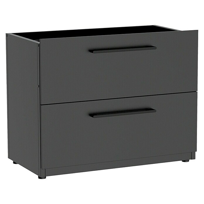 Cozze Elements Outdoorküchen-Modul Schubladenschrank (Schwarz, B x T x H: 110 x 60 x 88,5 cm, Stahl) | BAUHAUS
