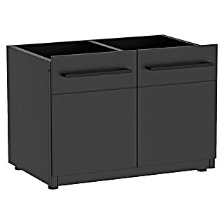 Cozze Elements Modul za letno kuhinjo (Črna, Š x G x V: 90 x 60 x 66,5 cm, Jeklo)