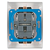 Ion Wandcontactdoos met randaarde 2-voudig (Alpin wit, 230 V, 16 A) | BAUHAUS