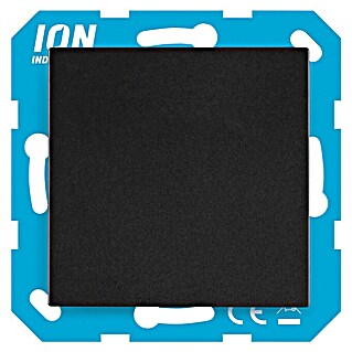 Ion Blindplaat V1-J1 Zwart (Zwart, Mat, Kunststof)