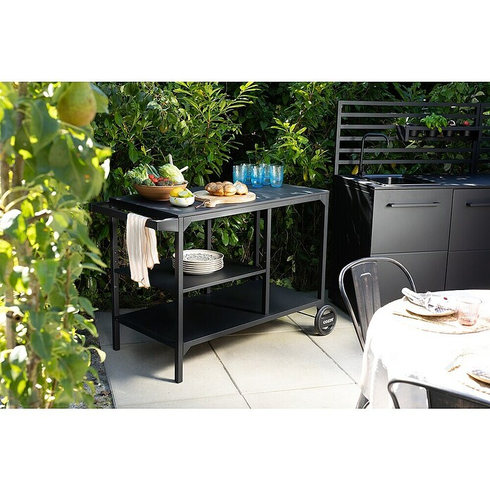 Cozze Elements Klubska mizica  (Črna, Š x G x V: 115 x 60 x 90 cm) | 8336 - Grillküchen | ICGA - Grillgeräte | ICG - Grillgeräte / Grillzubehör | IC - Freizeit im Garten | I - Stadtgarten | BAUHAUS