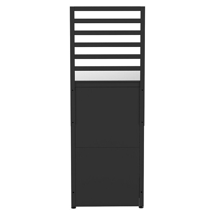 Cozze Elements Rückwand (B x H: 52 x 75 cm, Passend für: Cozze Elements Grillküchenmodul, Schwarz) | BAUHAUS
