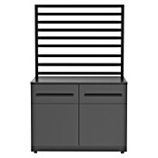 Cozze Elements Stražnja stranica za spremište  (Š x V: 90 x 97 cm, Crna) | BAUHAUS