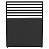 Cozze Elements Stražnja stranica za spremište  (Š x V: 110 x 75 cm, Crna) | BAUHAUS