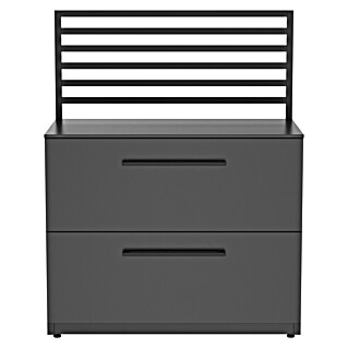 Cozze Elements Zadnja stena (Š x V: 110 x 75 cm, Ustrezno za: Cozze Elements omarico, Črna)
