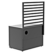Cozze Elements Stražnja stranica za spremište  (Š x V: 90 x 97 cm, Crna) | BAUHAUS