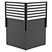 Cozze Elements Stražnja stranica za spremište  (Š x V: 90 x 75 cm, Crna) | BAUHAUS