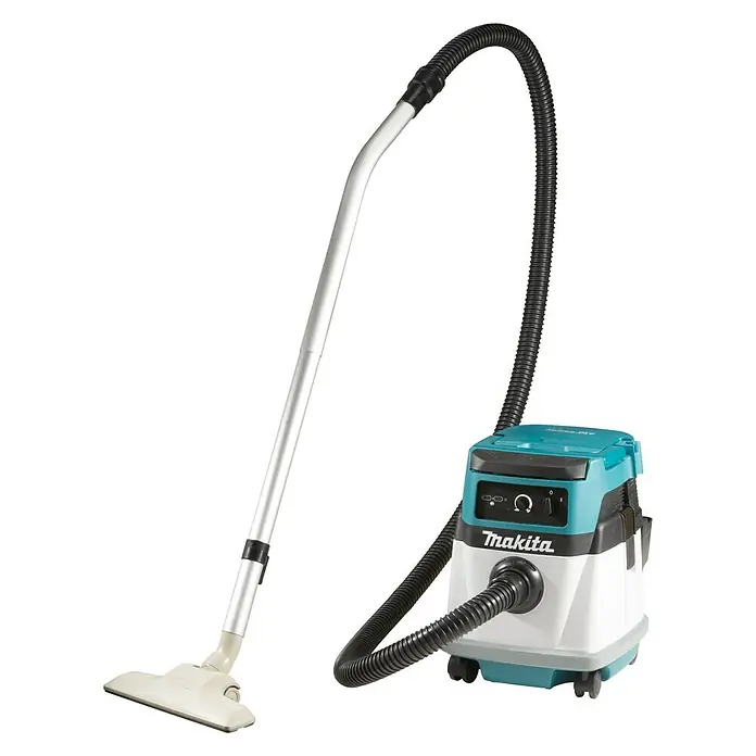Makita LXT 18V Akku-Nass-Trockensauger DVC150LZ - 36 V, Ohne Akku, Behältervolumen: 15 l - MAKITA Akku-Trockensauger: Leistungsstark und flexibel für Baustelle und Werkstatt, ideal für den professionellen Einsatz, mit praktischem Zubehör.