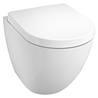 Camargue Set WC suspendido PLUS 50 3.0 (Sin borde de descarga, Salida WC: Horizontal, Blanco)