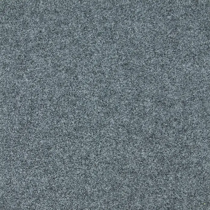 Bricoflor Teppichfliese - Breite: 50 cm, Nadelfilz, Polypropylen, grau - Nahaufnahme eines Teppichs in Grau, der sich ideal als Hintergrund oder für Texturen eignet. Die dichte Faserstruktur verleiht Tiefe und Wärme.