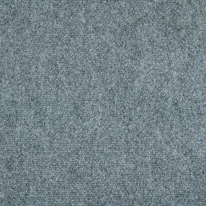 Bricoflor Teppichfliese - Breite: 50 cm, Nadelfilz, Polypropylen, grau - Nahaufnahme eines grauen Teppichs mit dichter, unregelmäßiger Textur, ideal für Bodenbeläge.