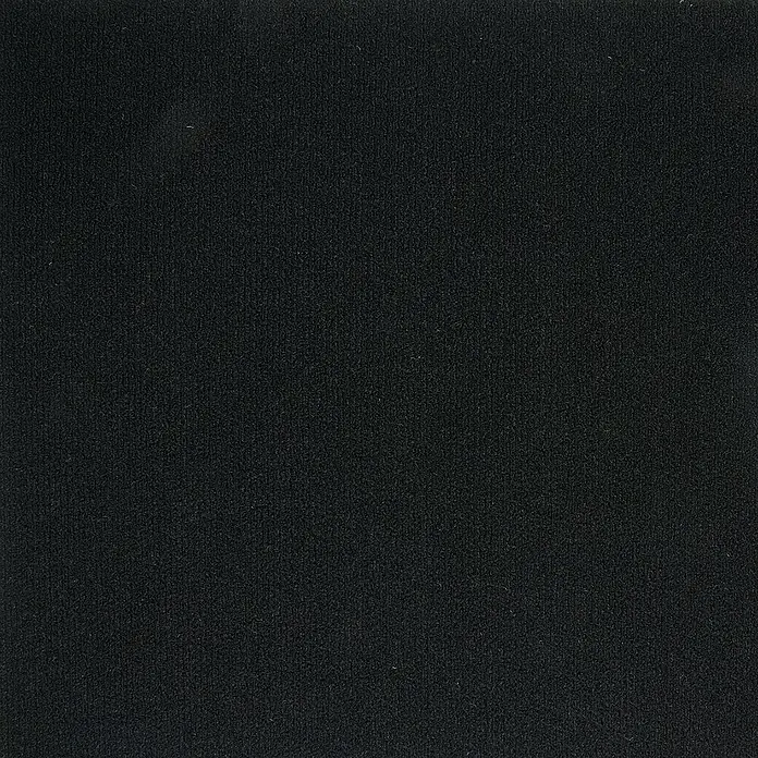 Bricoflor Teppichfliese - Breite: 50 cm, Nadelfilz, Polypropylen, schwarz - Nahtlose Textur mit dunklem, subtilem Stoffmuster, ideal für Hintergründe und Designprojekte, die Tiefe benötigen.