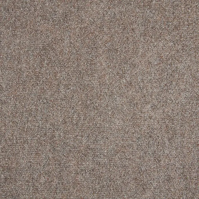 Bricoflor Teppichfliese - Breite: 50 cm, Nadelfilz, Polypropylen, braun - Nahaufnahme eines Teppichs mit Textur, ideal für Hintergründe und Designprojekte. Die robuste Textur des Teppichs ist ideal für Bodenbeläge.