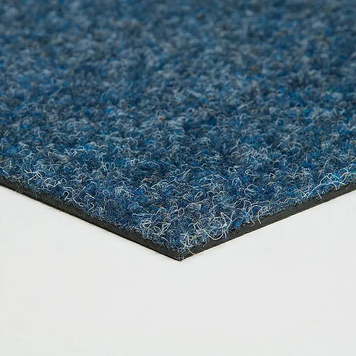 Bricoflor Teppichfliese - Breite: 50 cm, Nadelfilz, Polypropylen, blau
