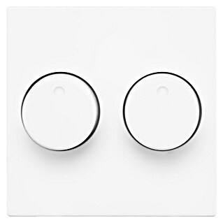 Ion Dimmer afdekplaat 2-voudig (Alpin wit)